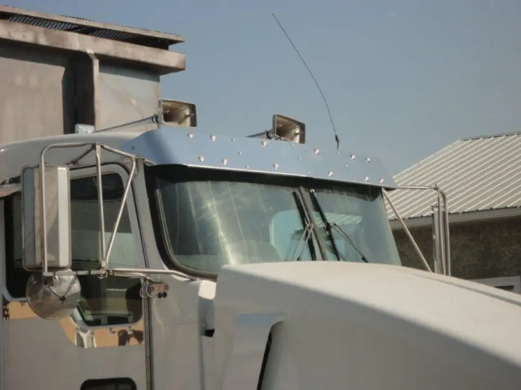 [SLI001697] Kenworth Straight Visors (8", No Light Holes)