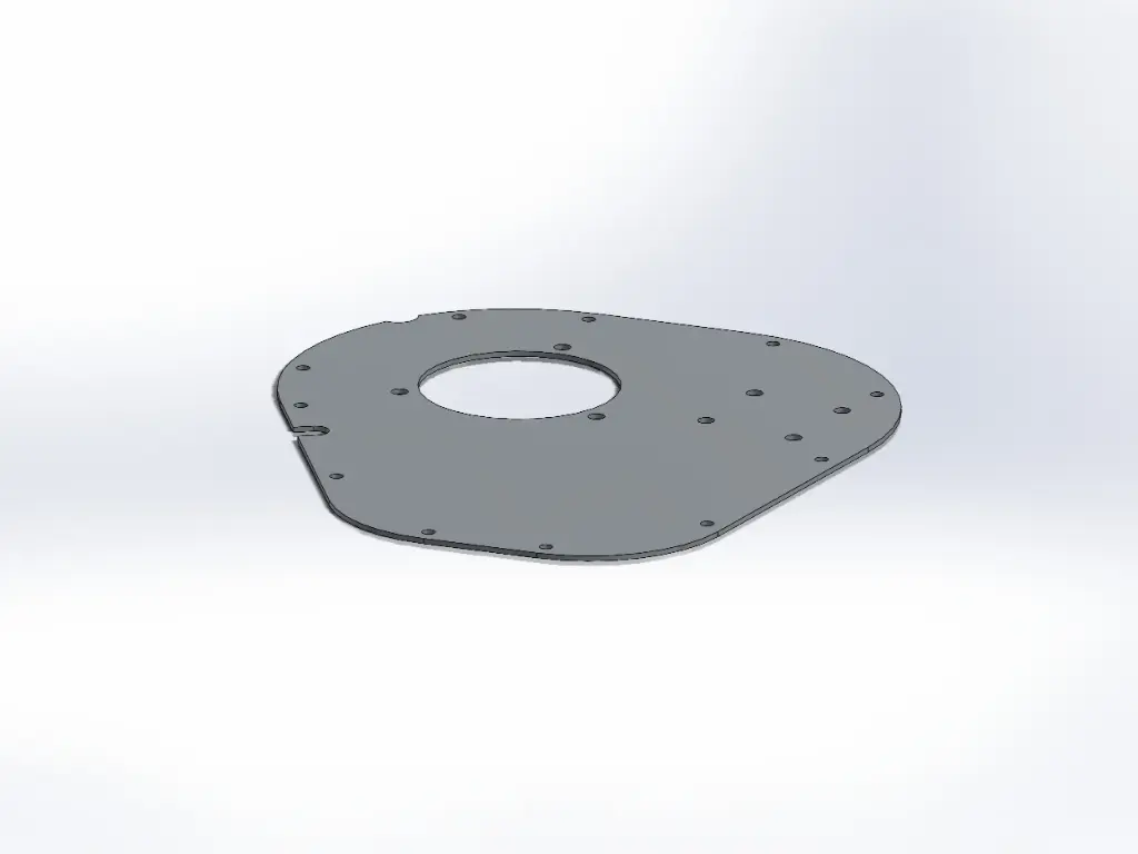 Peterbilt Cab Bottom Floor Panels - Foot Pedal Piece