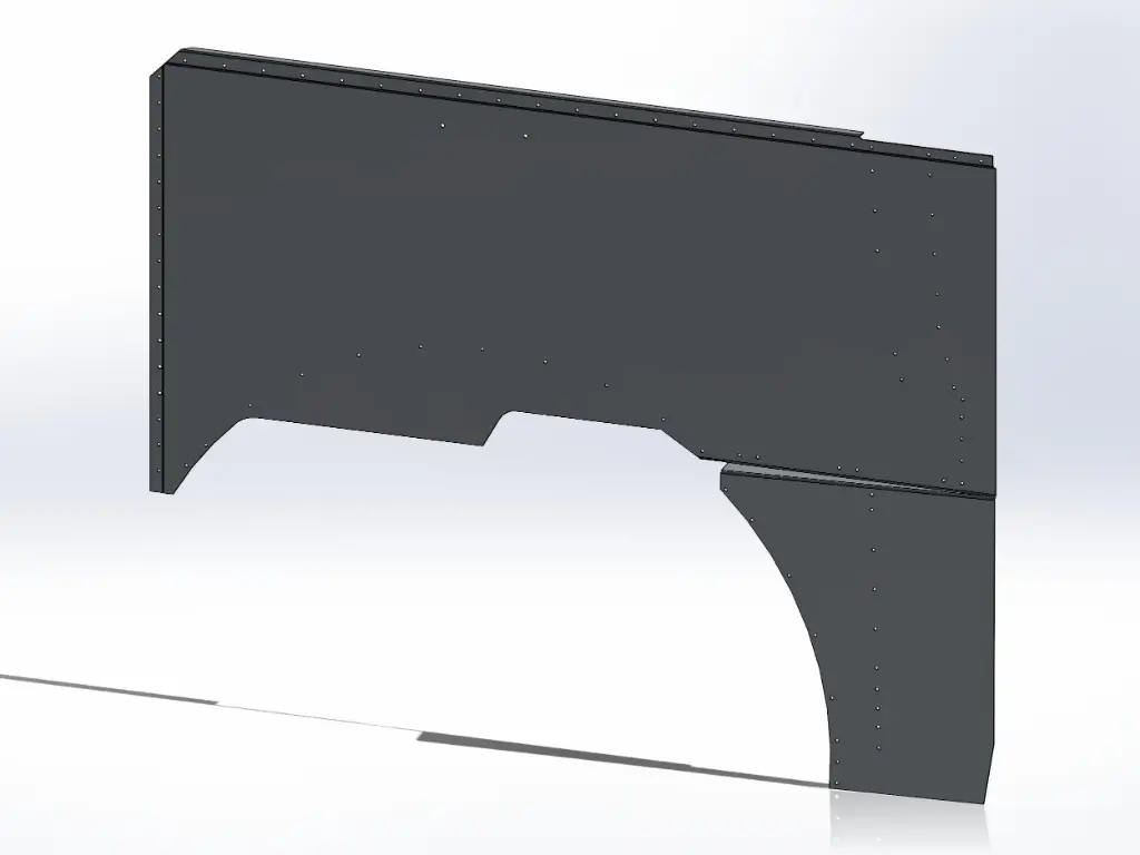 Peterbilt 379 Long Hood Side Panels