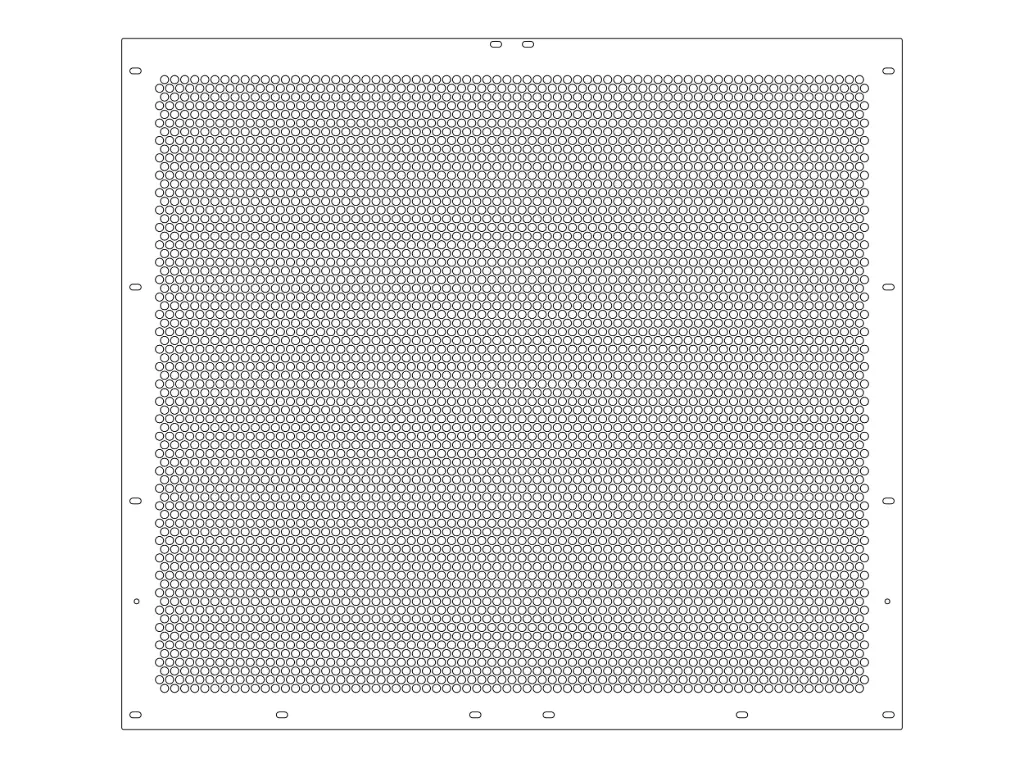 [SLI000524] Kenworth W900A Punched Grills (Circle, 16g)