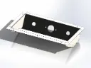 Inset Airline Box - 18" x 10" | Mirror Stainless