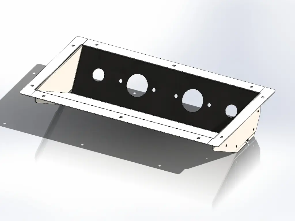 Inset Airline Box - 18" x 10" | Mirror Stainless