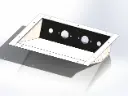 Inset Airline Box - 20" x 15" | Mirror Stainless