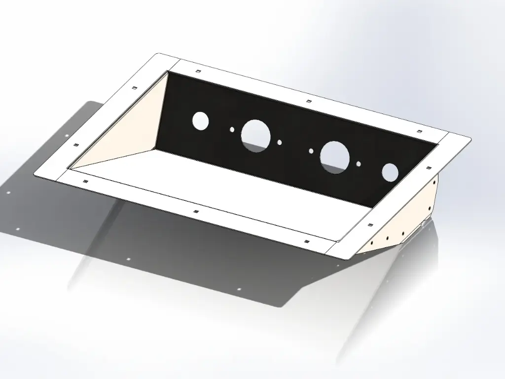 Inset Airline Box - 20" x 15" | Paintable Aluminum