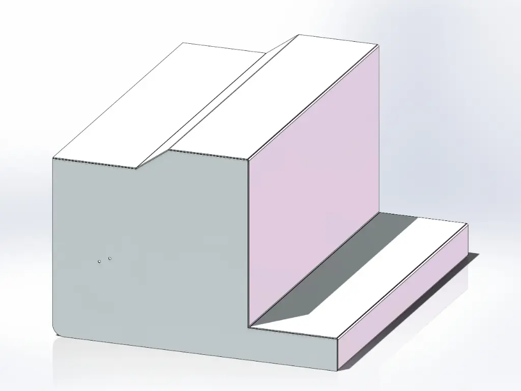 Peterbilt Complete Battery / Step Box Covers, Raised Step - Stainless