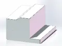 Peterbilt Complete Battery / Step Box Covers, Raised Step - Stainless