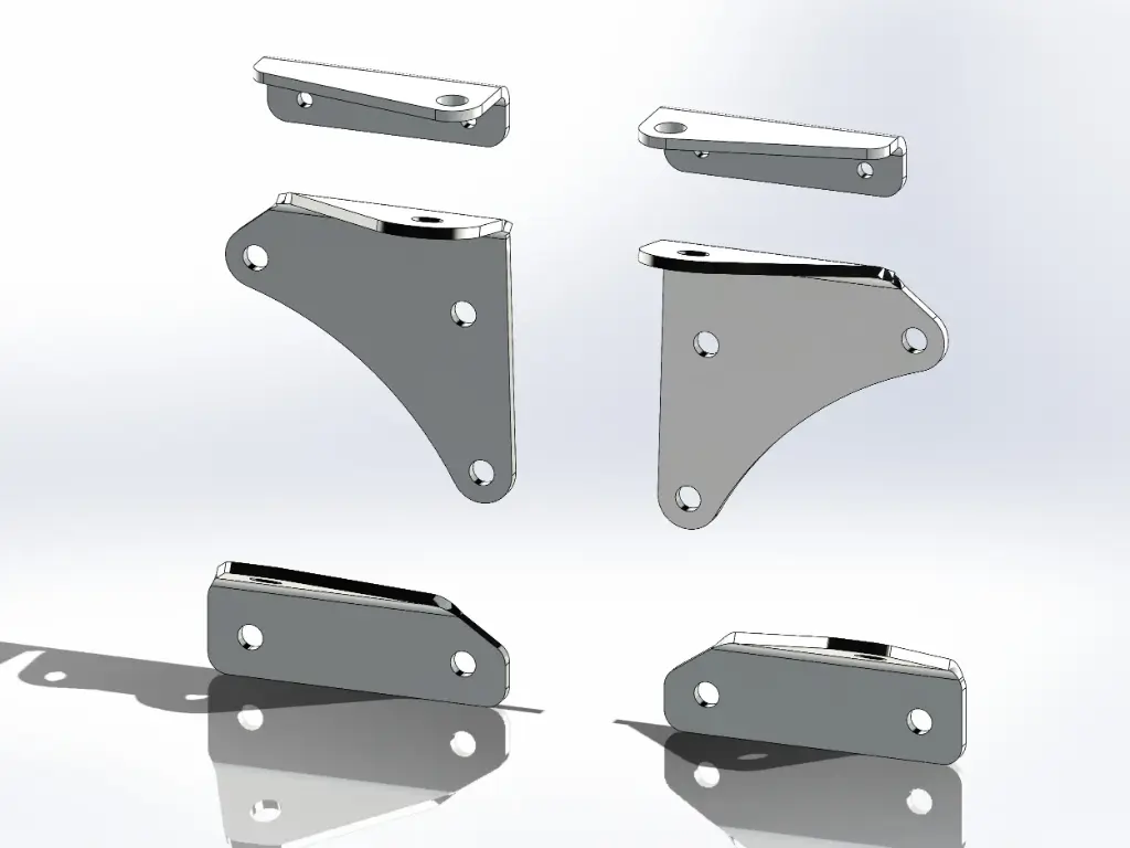 Kenworth Mirror Mounting Brackets