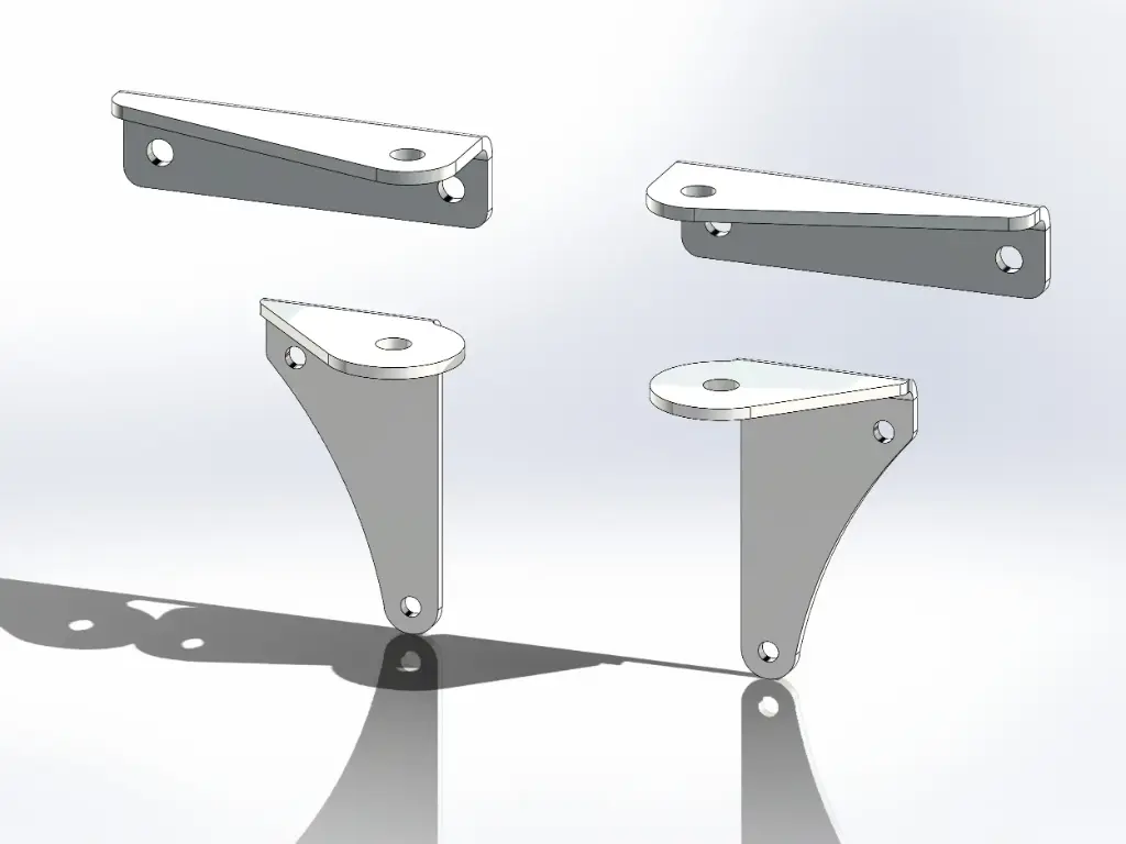 Peterbilt Mirror Mounting Brackets