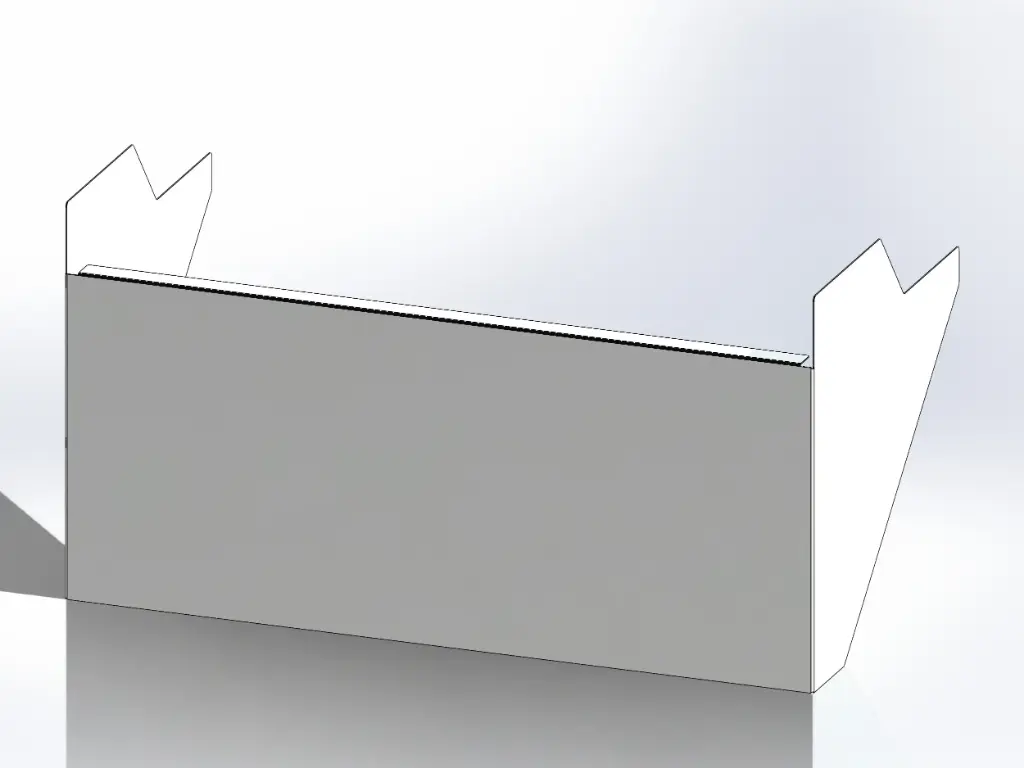Mirror Stainless Skin for Peterbilt Factory Style Battery Box Cover - Covers Front and Sides
