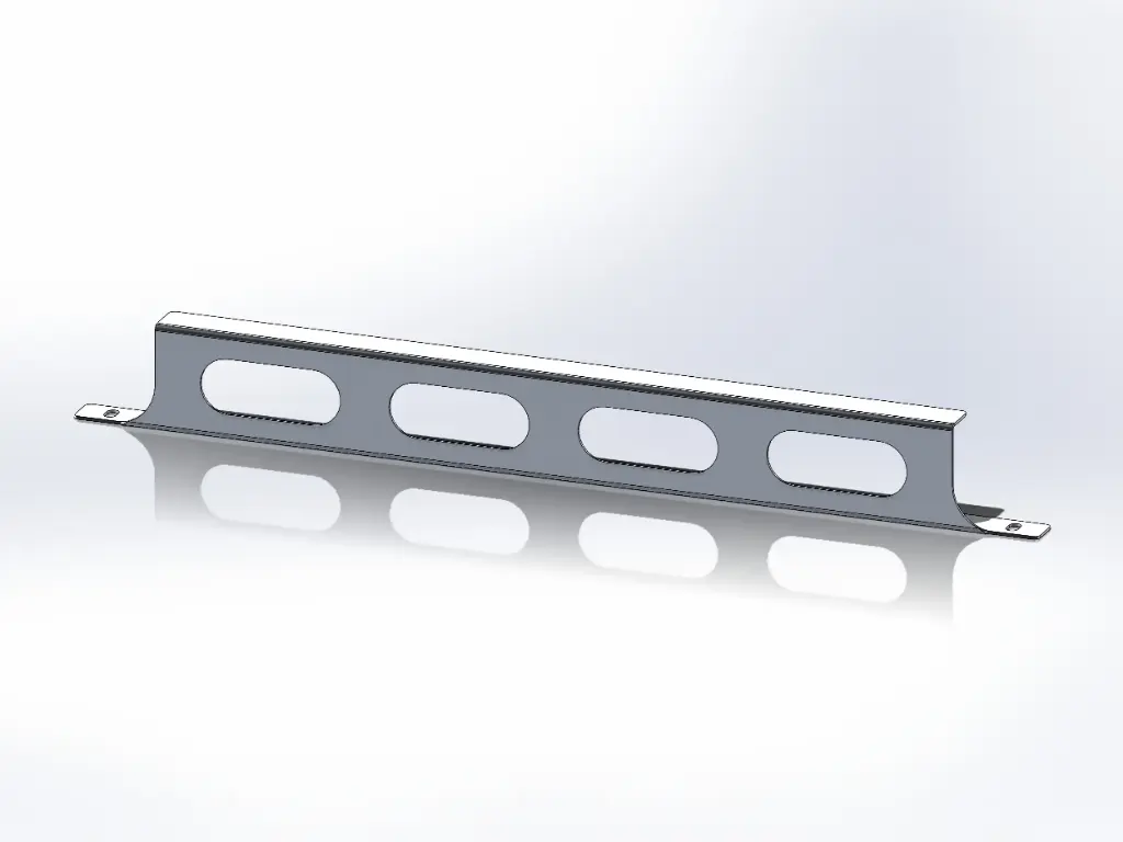 Bumper Rear Shining Light Brackets (4 - Oval Light Holes)