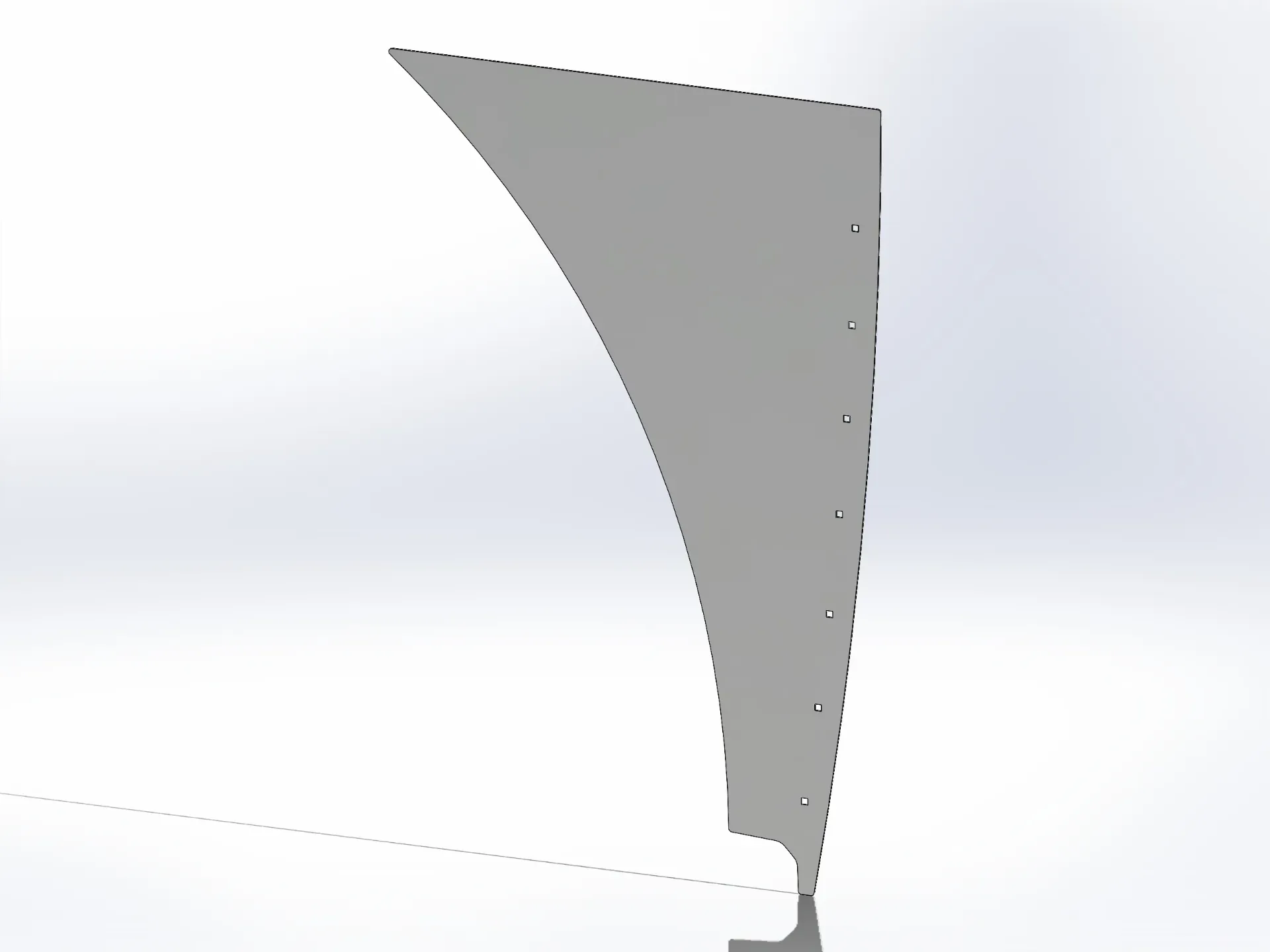 Peterbilt 388/389 Short Hood Lower Hood Extension Panels