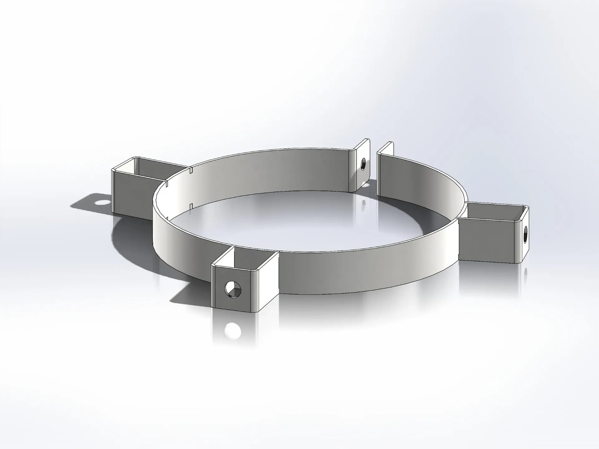 [SLI003367] Retro Style Heatshield Clamps (5", 6")