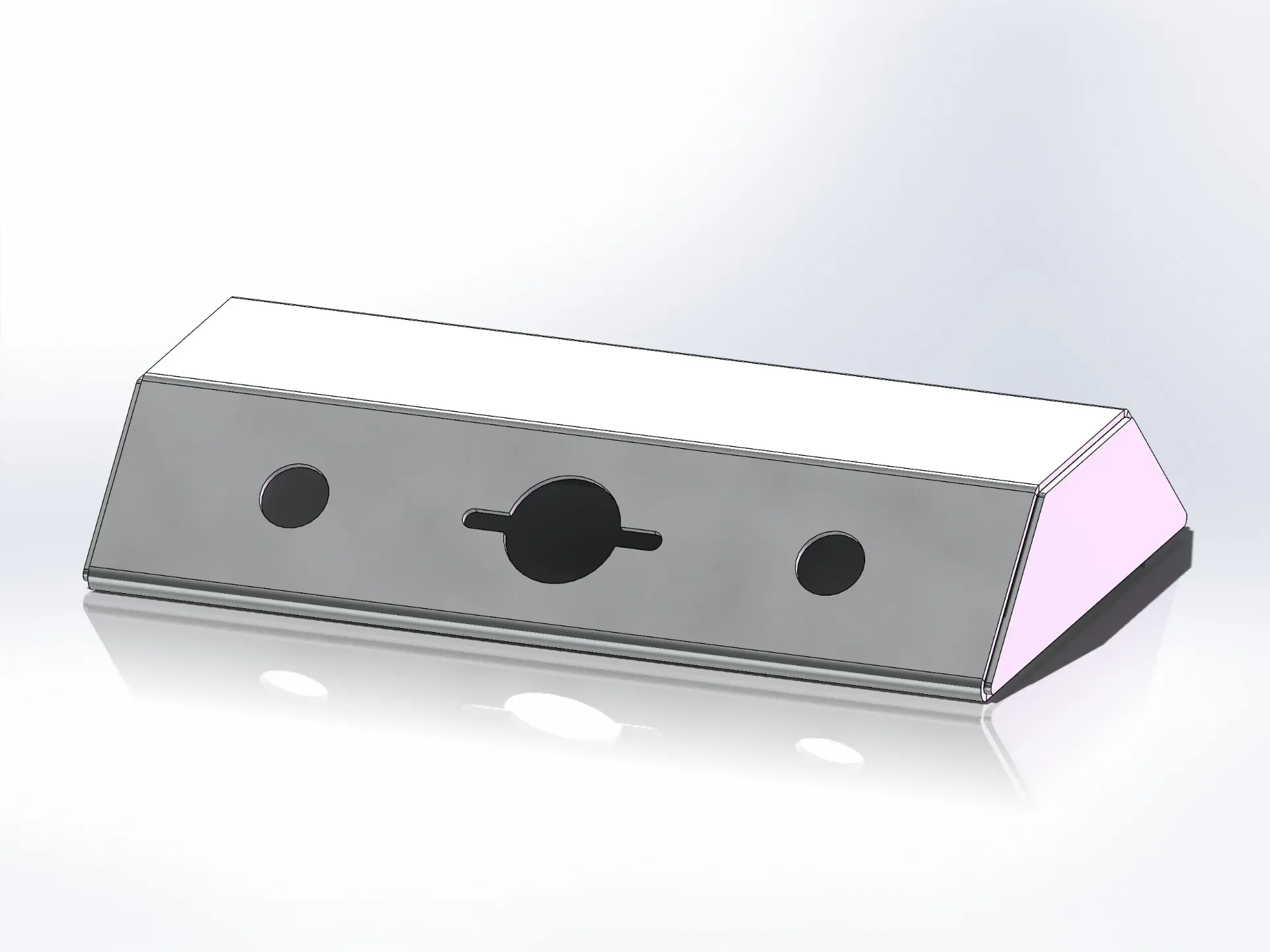 Small Airline Box - 9" x 3" x 15" | Mirror Stainless