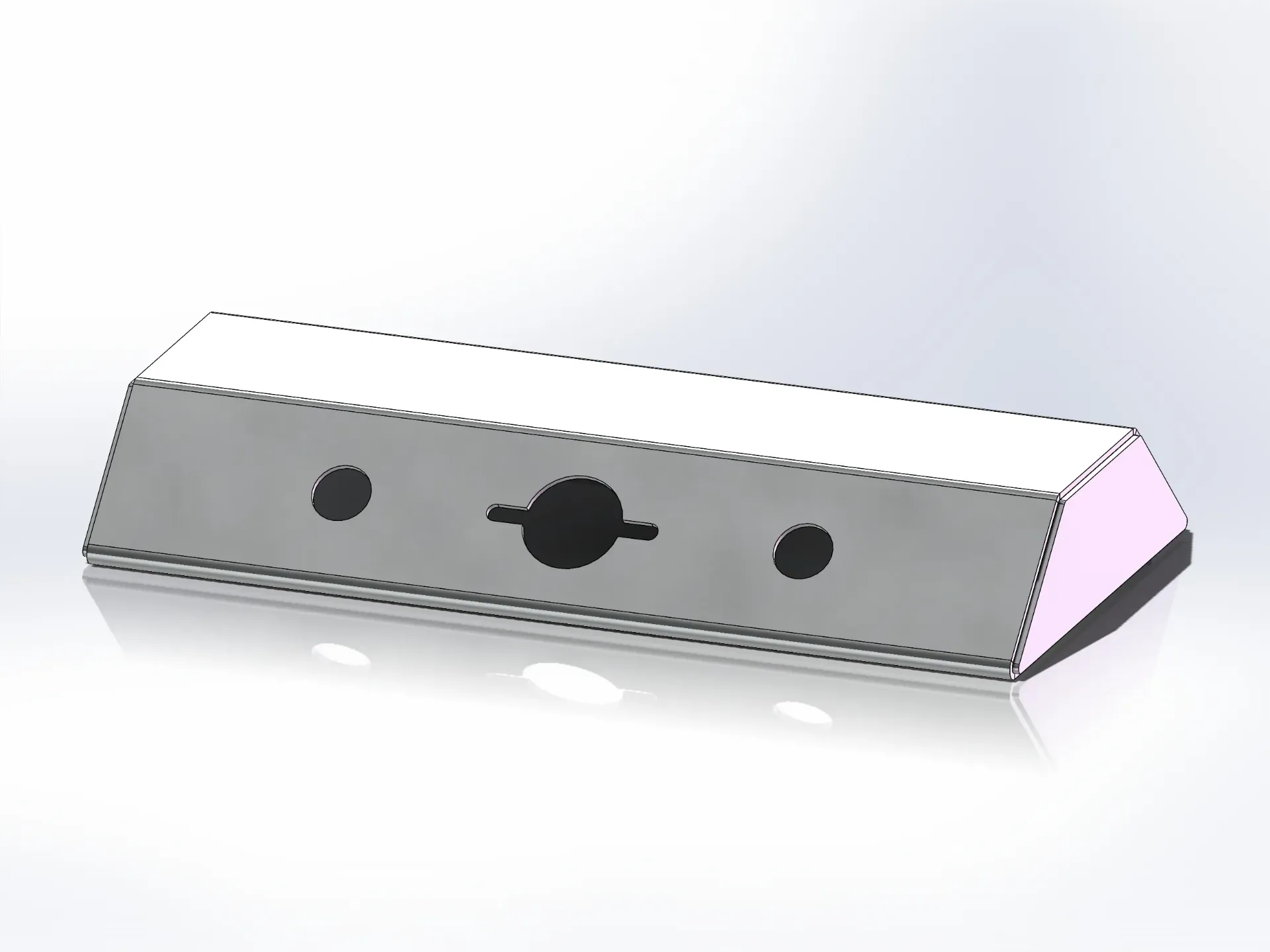 Small Airline Box - 9" x 3" x 18" | Mirror Stainless