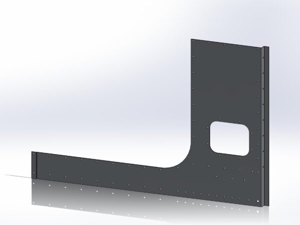 Peterbilt Cab Cowl / Air Cleaner Panels - Image 8