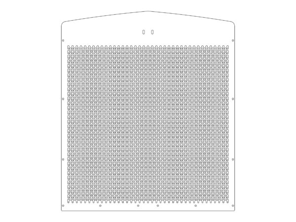 Kenworth W900L Complete Punched Grills - Image 5