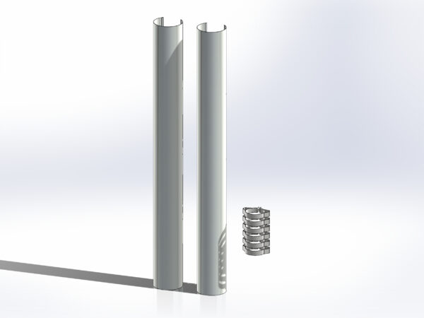 Kenworth Straight Pipe Style Heatshields - Image 3